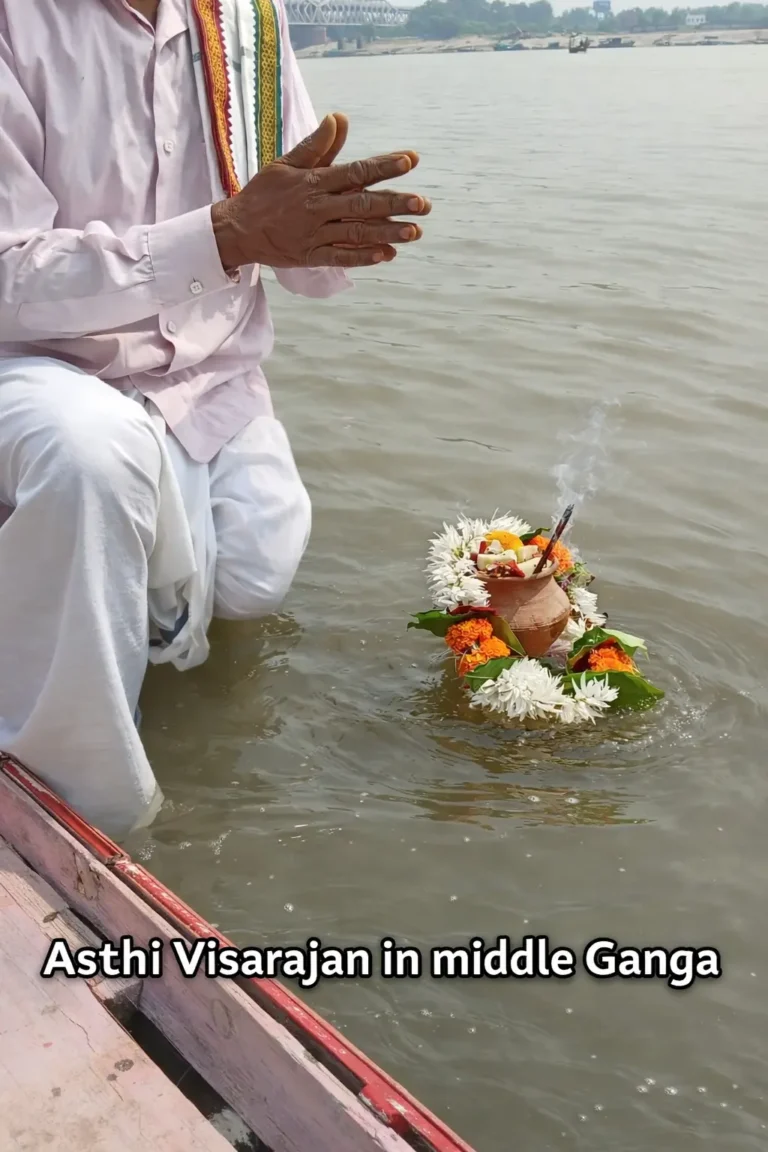 Asthi Visarajan in Middle Ganga