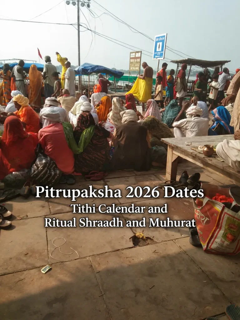 Pitrupaksha 2026 Dates, Tithi Calendar and Ritual Shraadh