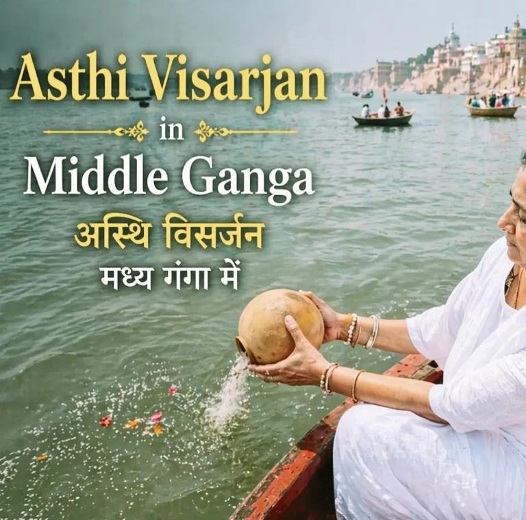 Asthi Visarajan in Middle Ganga