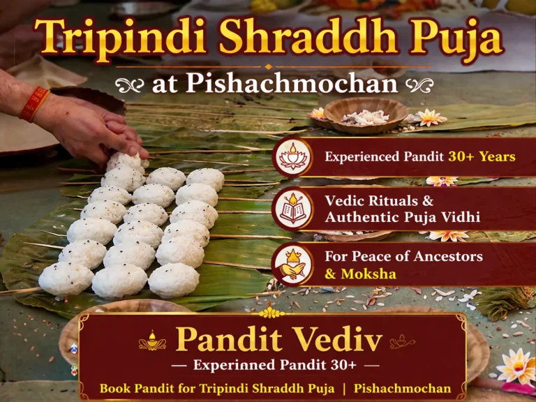 Pandit for Tripindi Shraddh Puja at Pishachmochan
