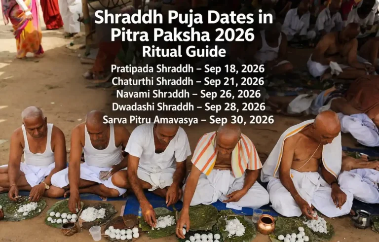 Shraddh Puja Dates in Pitra Paksha 2026 with Ritual Guide